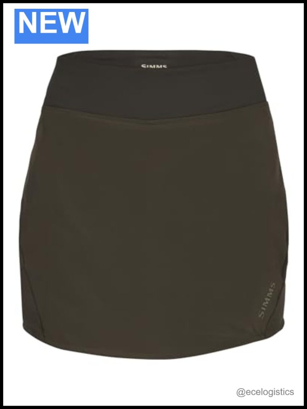 Women's High Rise Skort with Pockets - Recycled Polyester Spandex, Sun